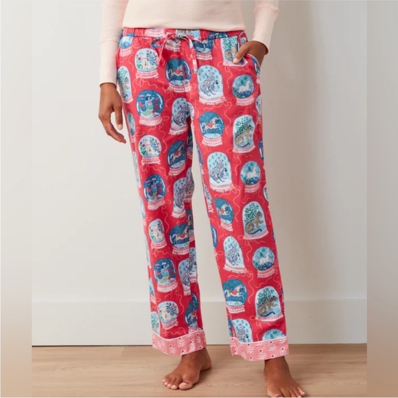 Printfresh Snow Globe Magic - Lightweight Flannel Pajama Pant - Picture 1 of 8